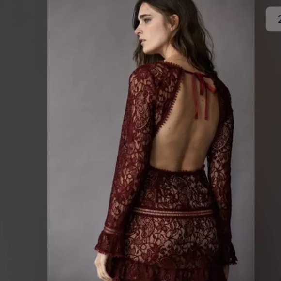 For Love & Lemons Emerie Mini Dress XS NEW - Picture 2 of 6